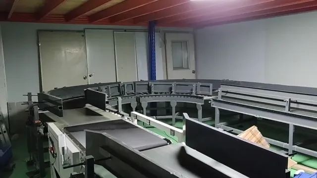 整线全景：称重＋180度回转＋辊道工作台